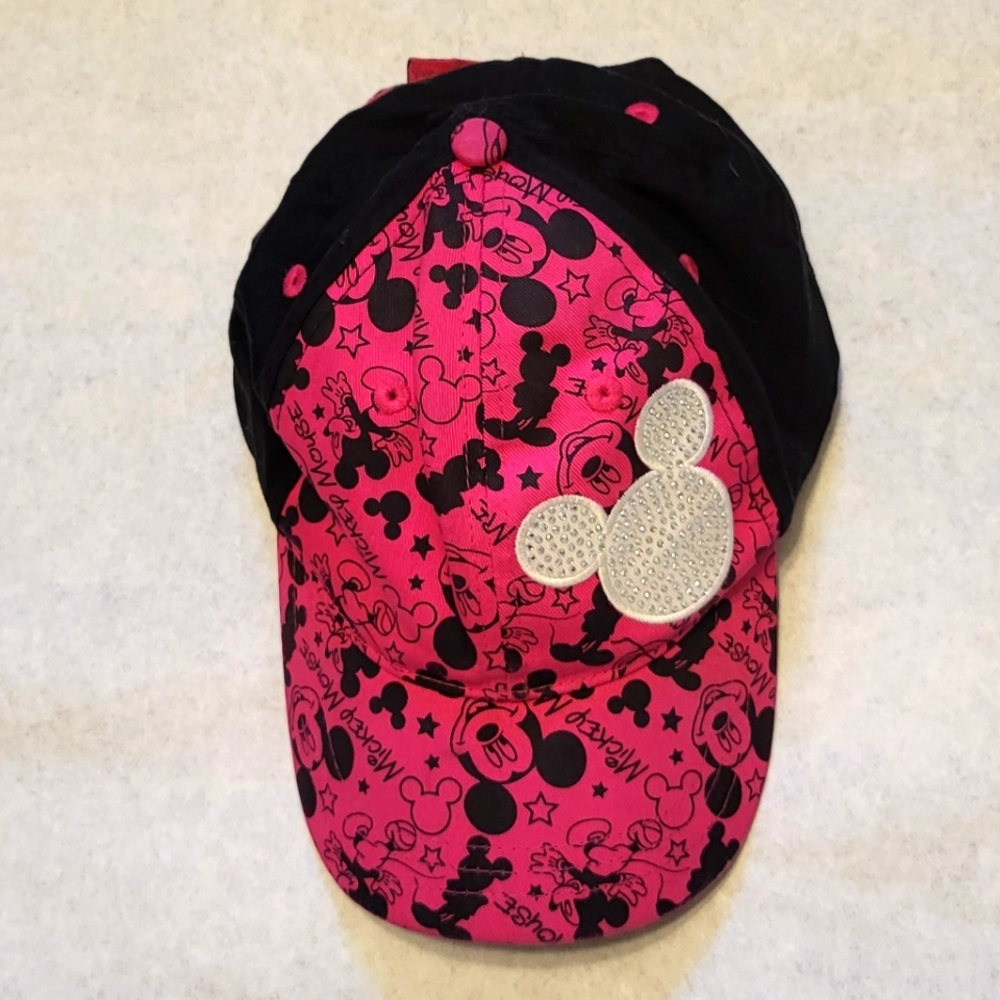 Disney Mickey pink/black cap